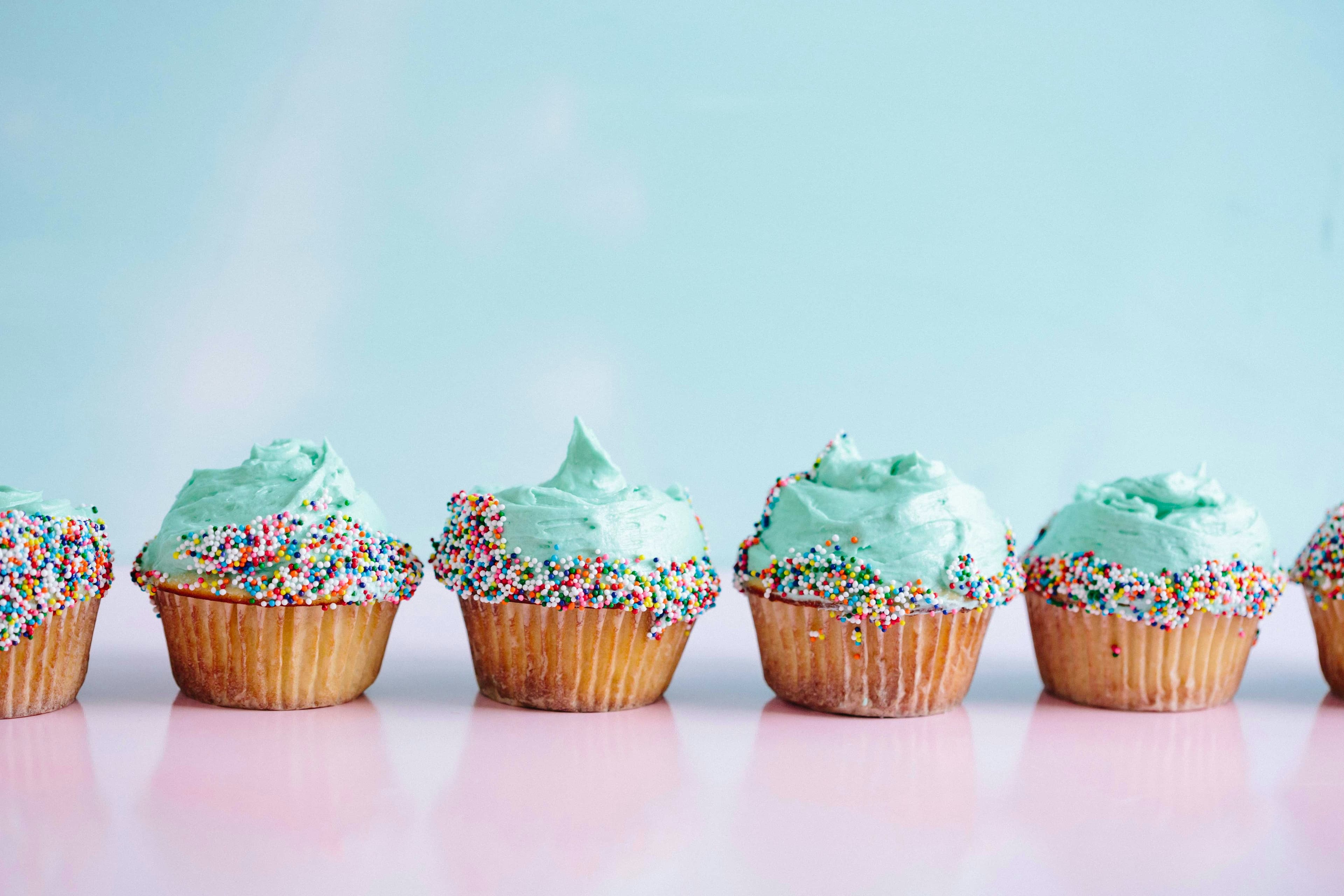 Rainbow Cupcakes